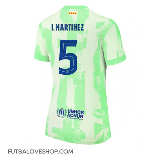 Dres Barcelona Inigo Martinez #5 Tretina pre Ženy 2024-25 Krátky Rukáv